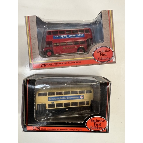 1853 - 11 boxed E.F.E. Exclusive first edition die cast buses