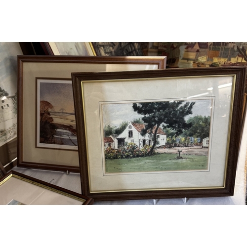 1866 - A quantity of limited edition prints & water colours of the countryside COLLECT ONLY