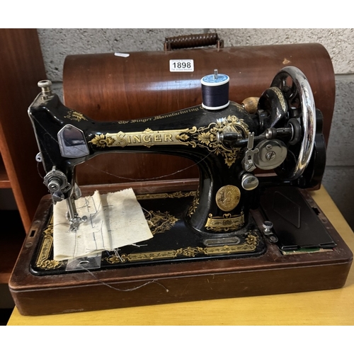 1898 - A Singer sewing machine COLLECT ONLY