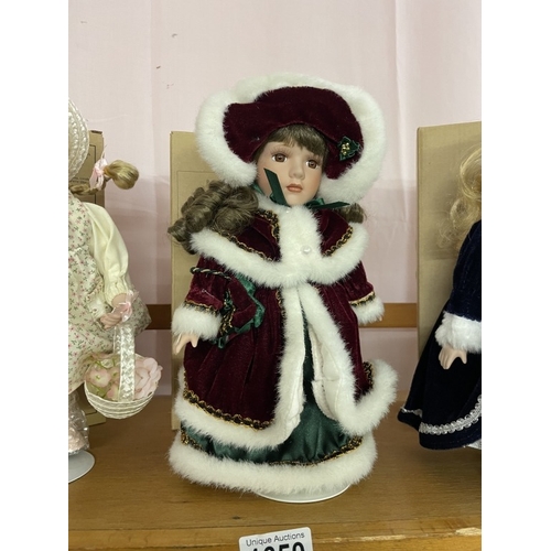 1650 - 3 Boxed Avon dolls