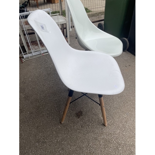 1804 - 2 retro chairs COLLECT ONLY