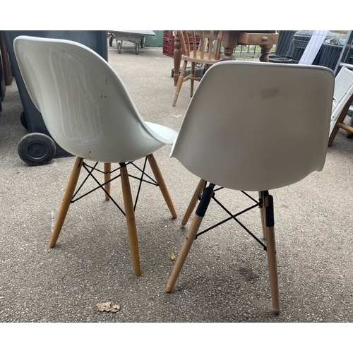 1804 - 2 retro chairs COLLECT ONLY