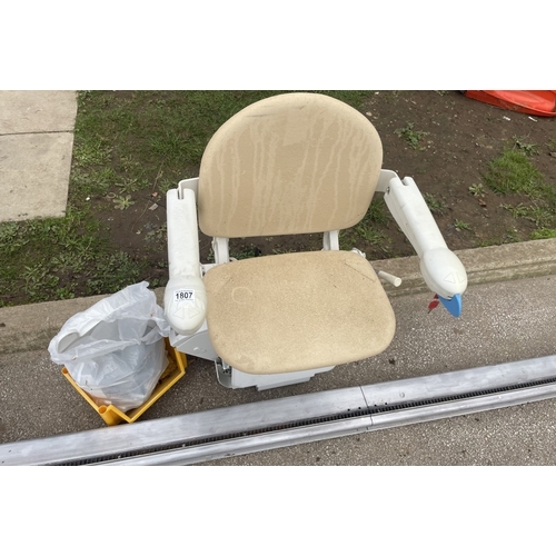 1807 - A stair lift & parts COLLECT ONLY