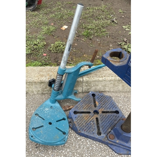 1826 - A Record drill stand, Sheffield & a Black & Decker drill stand COLLECT ONLY