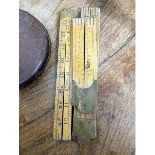 1758 - 3 vintage measuring tapes