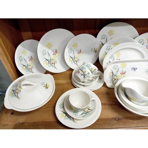 1767 - In excess of forty pieces of dinner ware. COLLECT ONLY.