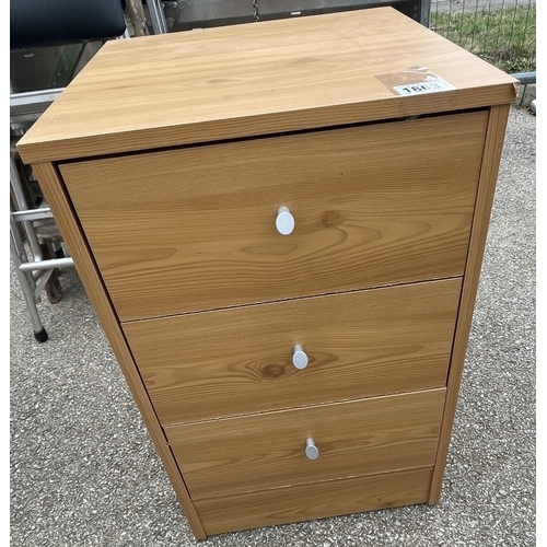 1863 - A 3 drawer side cabinet COLLECT ONLY