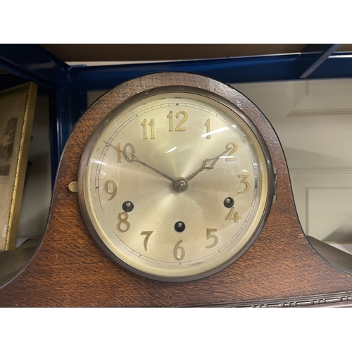 1877 - A 1930's oak mantle clock