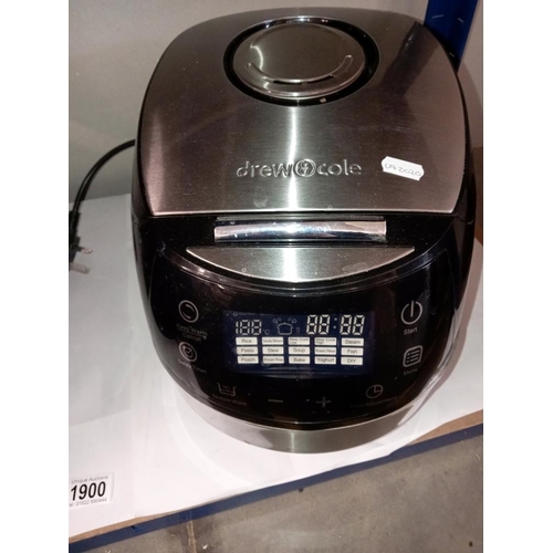 1900 - A Drew & Cole smart oven (require kettle lead) & an unbranded air fryer COLLECT ONLY