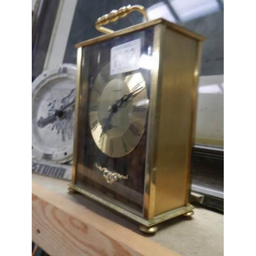 1638 - Two 20th century mantel clocks.