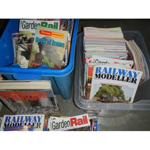 1668 - A very large collection of Railway magazines, COLLECT ONLY.