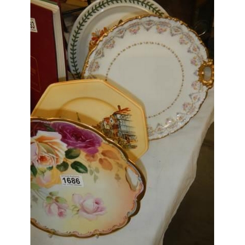 1686 - A mixed lot of collector's and other plates.