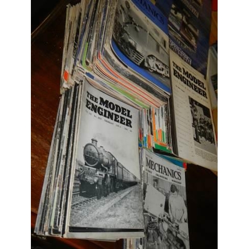 1823 - A large collection of Model Engineering and Mechanics magazines from 1940's onwards.