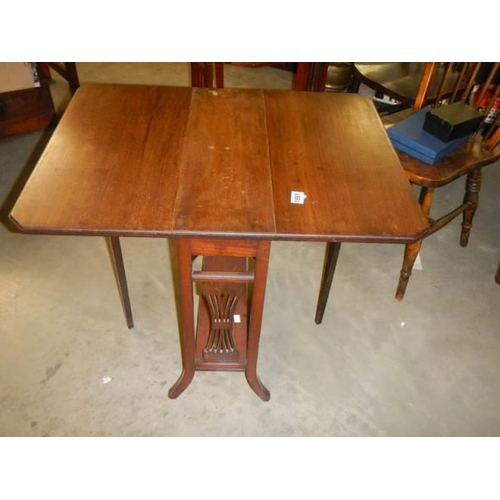 1861 - A mahogany Sutherland table, COLLECT ONLY.