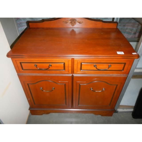 1799 - A good mahogany two door, two drawer sideboard, COLLECT ONLY.