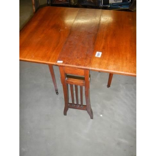 1801 - A Victorian mahogany Sutherland table. COLLECT ONLY.