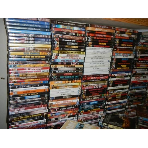 1815 - A large quantity of German DVD's.