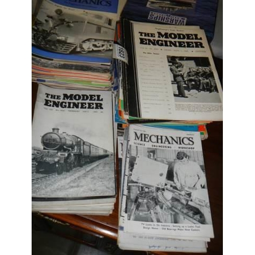 1823 - A large collection of Model Engineering and Mechanics magazines from 1940's onwards.