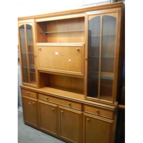 1836 - A good quality teak dresser,. COLLECT ONLY.