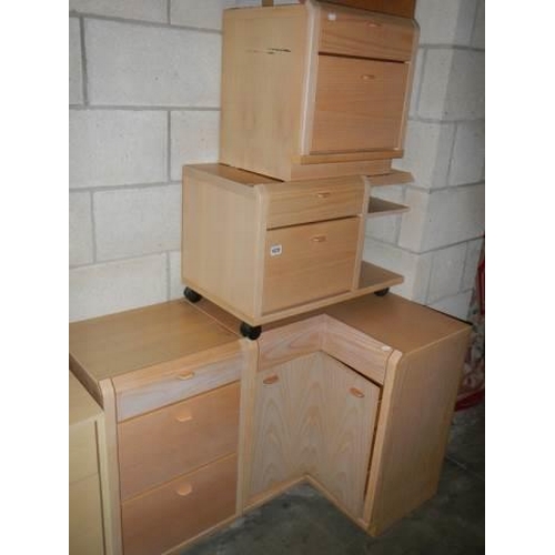 1839 - Four office cabinets, COLLECT ONLY.