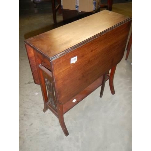 1861 - A mahogany Sutherland table, COLLECT ONLY.