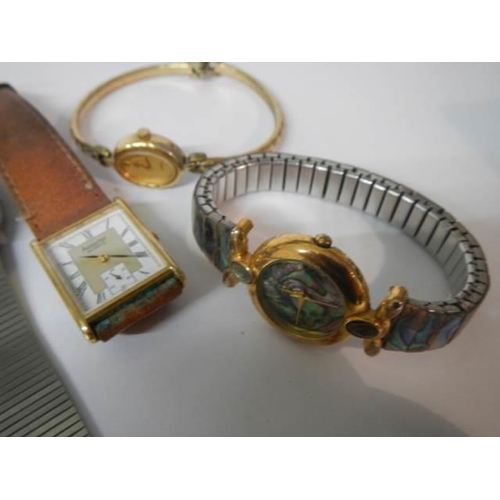 1896 - Twelve assorted ladies and gents wrist watches.