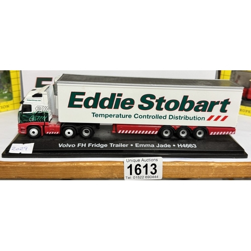 1613 - A set of 12 Rupert The Bear boxed die cast vehicles & a boxed Eddie Stobart lorry