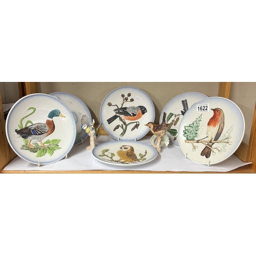 1622 - 6 Goebel wildlife collectors plates, edition 1 to 6 & 2 Goebel bird figures