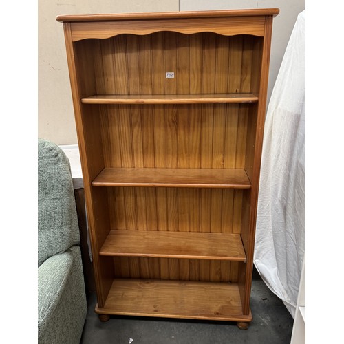 1913 - A pine bookcase, COLLECT ONLY.