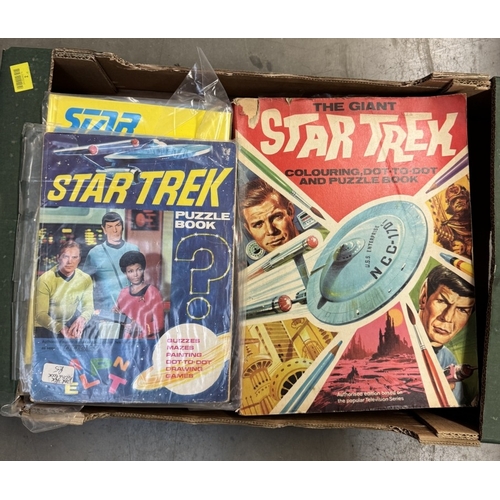 1761 - A quantity of Star Trek books, annuals & magazines (All genres)