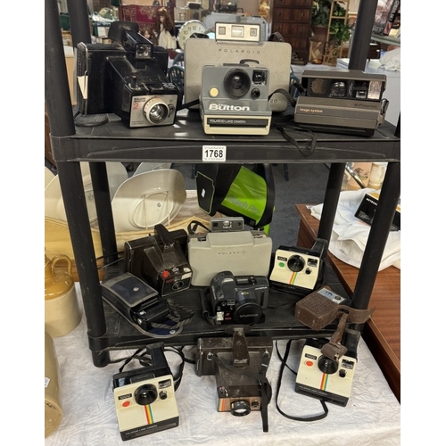 1768 - A quantity of mainly polaroid instant cameras