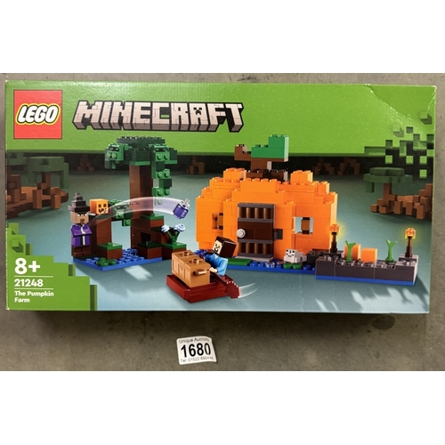 1680 - Lego 21248 Minecraft, The pumpkin farm used but complete