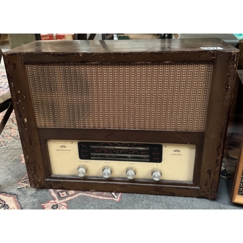 1837 - 2 valve radio's & 1 other