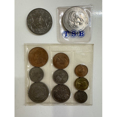 2 - A quantity of coins including 8 coinage of UK sets, uncirculated coin sets & Crowns etc.