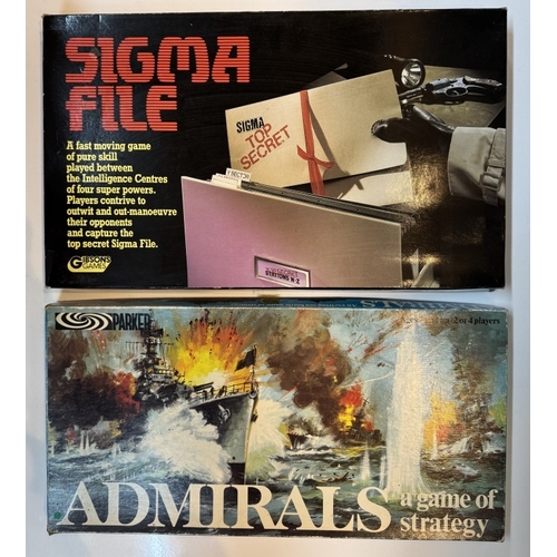 202 - 10 classic board games including Admirals & Battle of Britain (Completeness unknown, please see imag... 