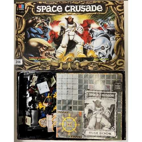 206 - A boxed Space Crusade game (Completeness unknown, please see images.)