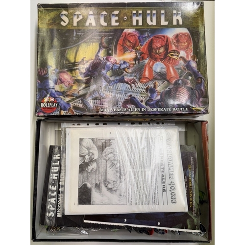 213 - A Games Workshop Space Hulk sets x 2 & Death Wing Space Hulk expansion (Completeness unknown, please... 