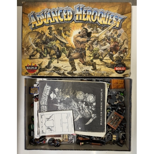 214 - 2 advance Hero Quest sets & a Terror in the Dark advanced Hero Guest supplement (Completeness unknow... 