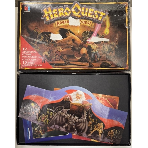 219 - A collection of 5 Hero Quest box sets including advanced Hero Quest against the Ogre Hero (part prin... 