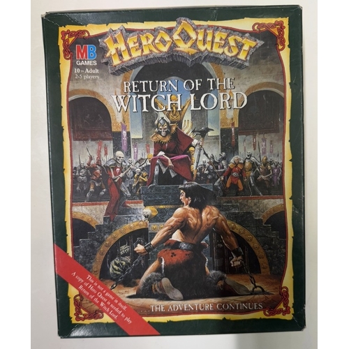 219 - A collection of 5 Hero Quest box sets including advanced Hero Quest against the Ogre Hero (part prin... 