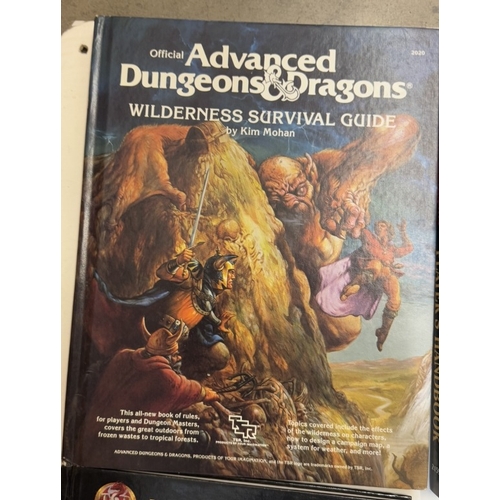 222 - 4 Advanced Dungeon & Dragons books & White Dwarfs