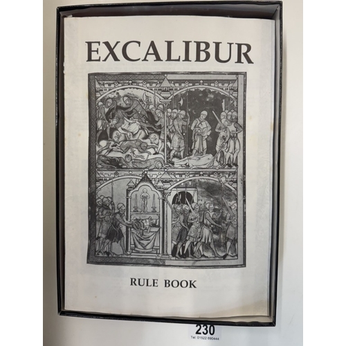 230 - A boxed Excalibur game (Completeness unknown, please see images.)