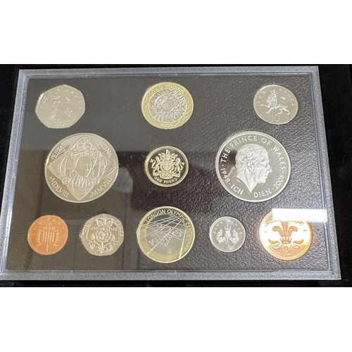 3 - 9 boxed UK proof coin collection sets, 2000 - 2202 & 2004 - 2009 including 2009 Kew Gardens set