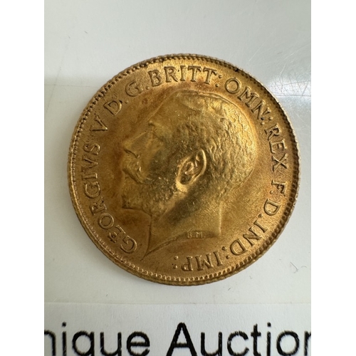 7 - A 1914 half Sovereign