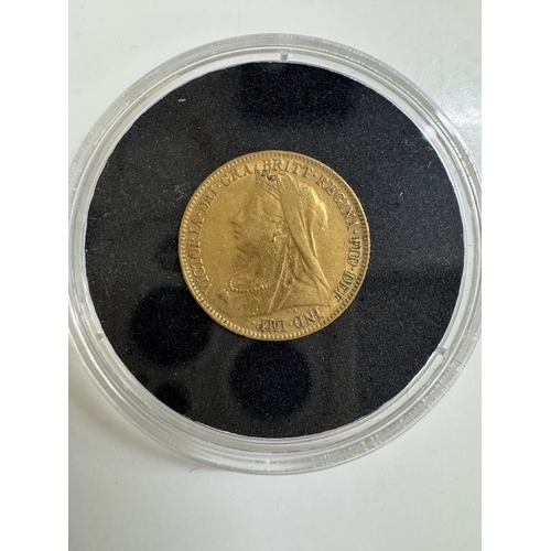 8 - A Victoria half Sovereign