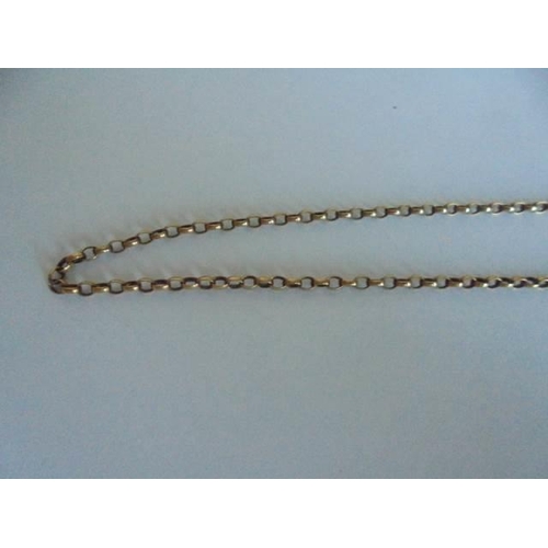 33 - A 9ct gold neck chain, 4.6 grams.