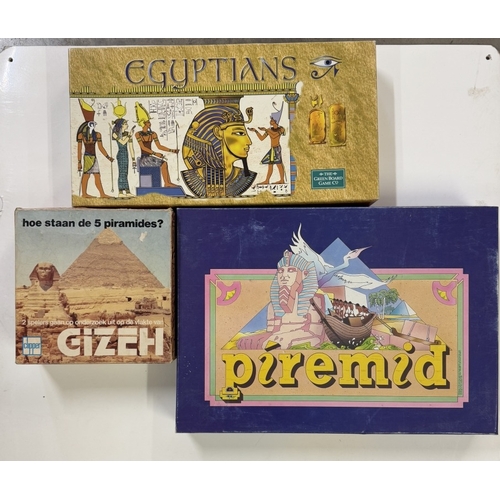 233 - A quantity of Egypt related games including Treasure Of The Pharaohs etc