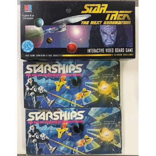 234 - A quantity of space related games including Star Ships, Star Trek & Doctor Who etc