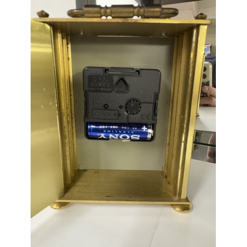 1709 - A Schiller German made Quartz carriage/mantel clock