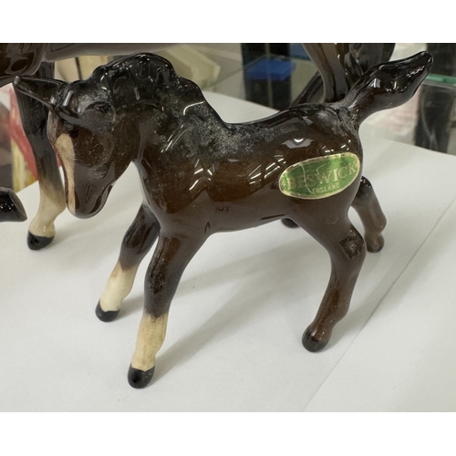 1712 - 2 Beswick horses & 1 Royal Doulton